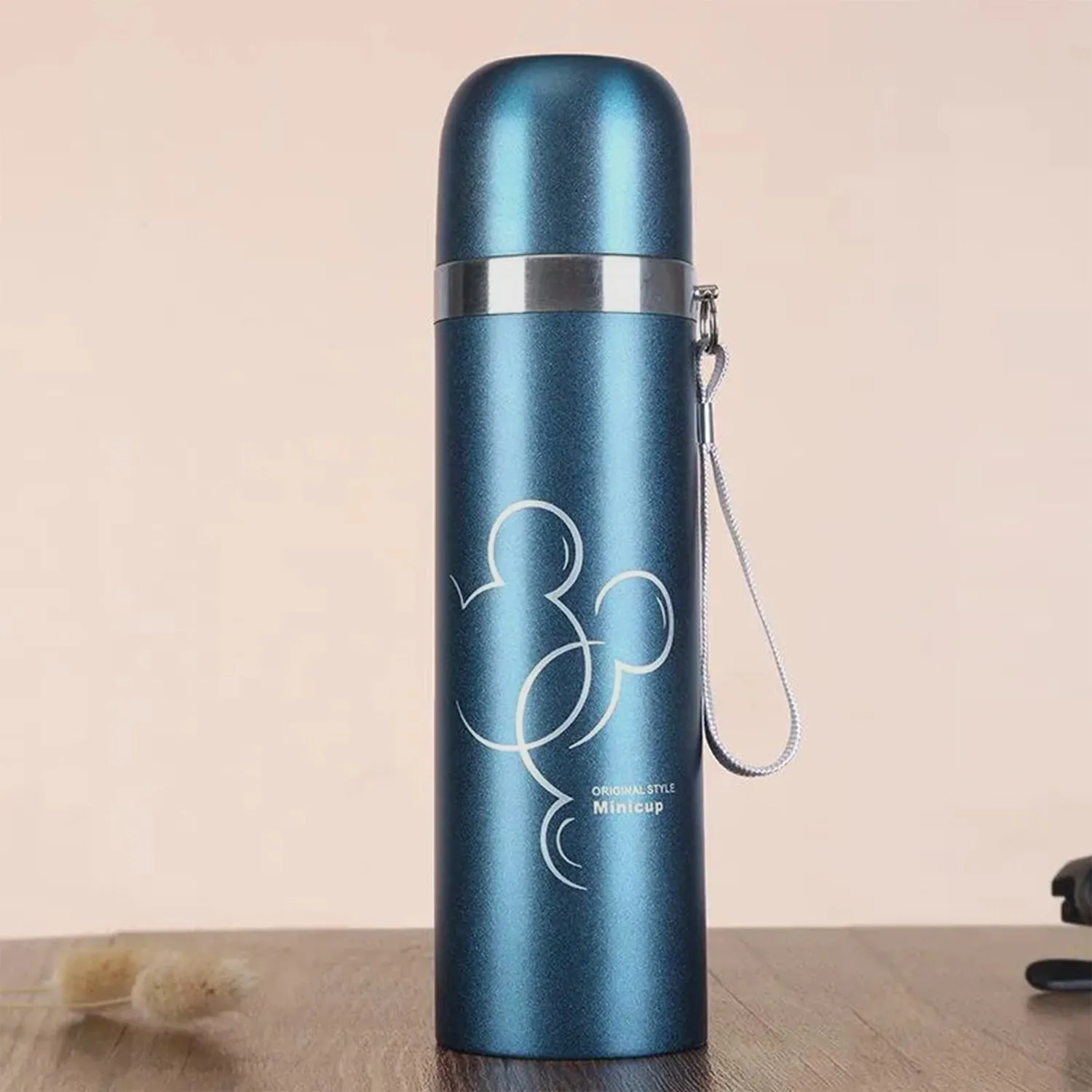 Stainless Steel Thermal mug / Water Bottle, vacuum flask (500 ML / 1 Pc / Mix Color)