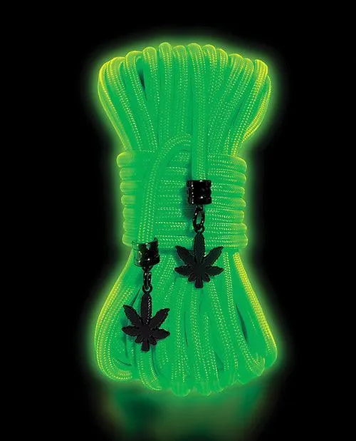 Stoner Vibes Glow in the Dark Rope - Green