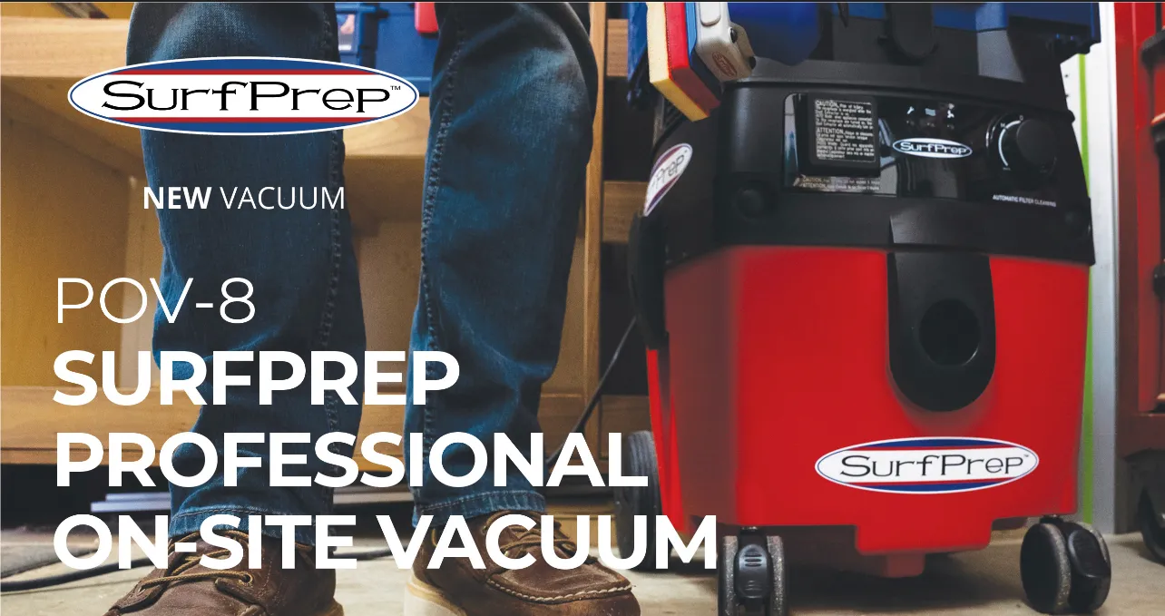 SurfPrep Professional Onsite 8 Gallon Vacuum