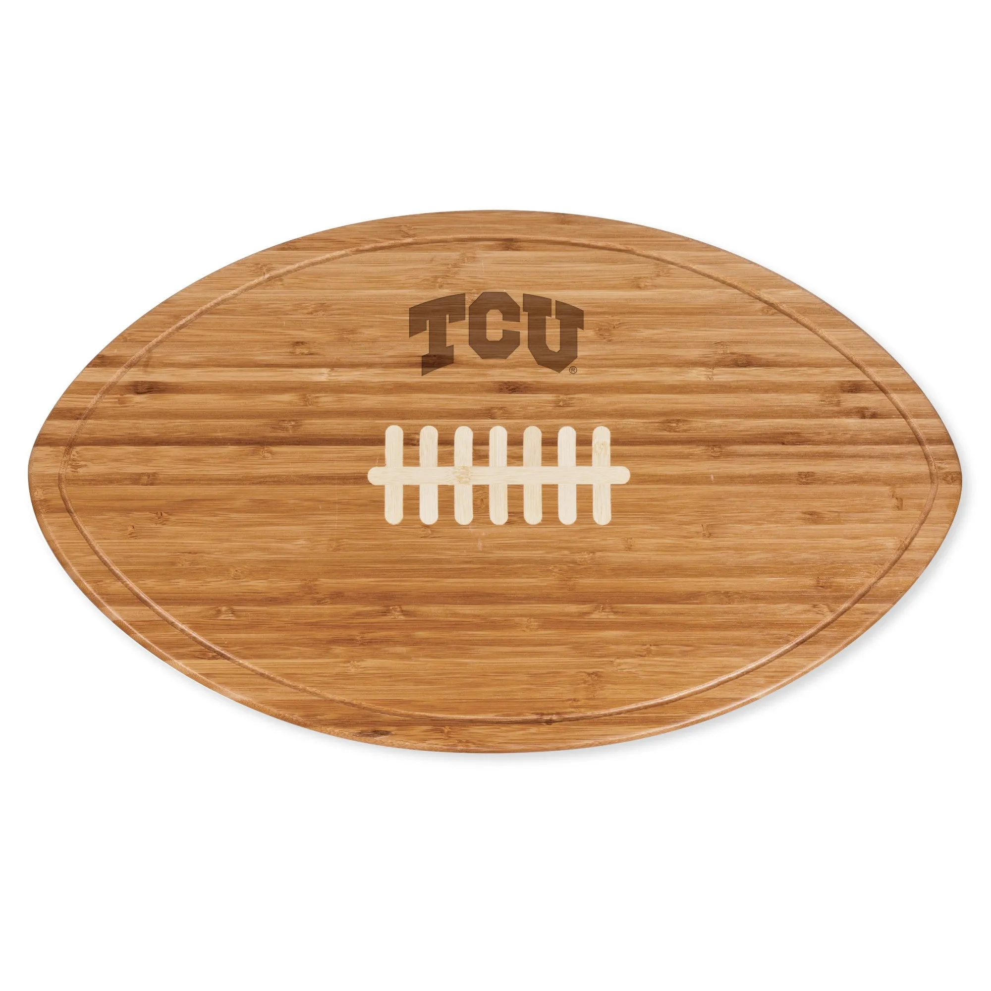 TCU Horned Frogs - Kickoff Football Cutting Board & Serving Tray