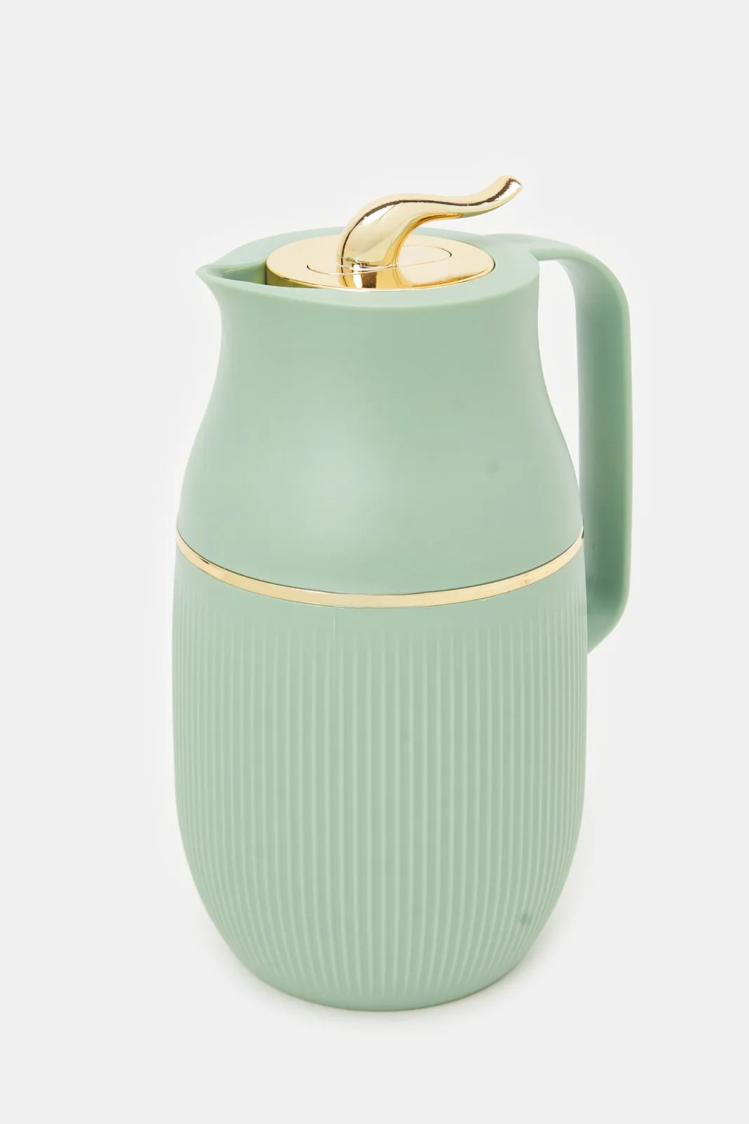 Teal Textured Vacuum Flask