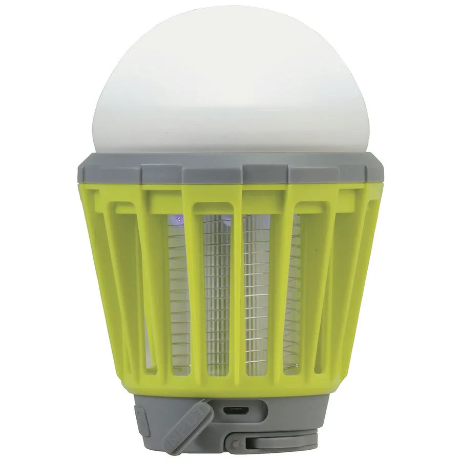 Techbrands YS5544 USB Rechargeable Mosquito Zapper with 180 Lumen LED Lantern