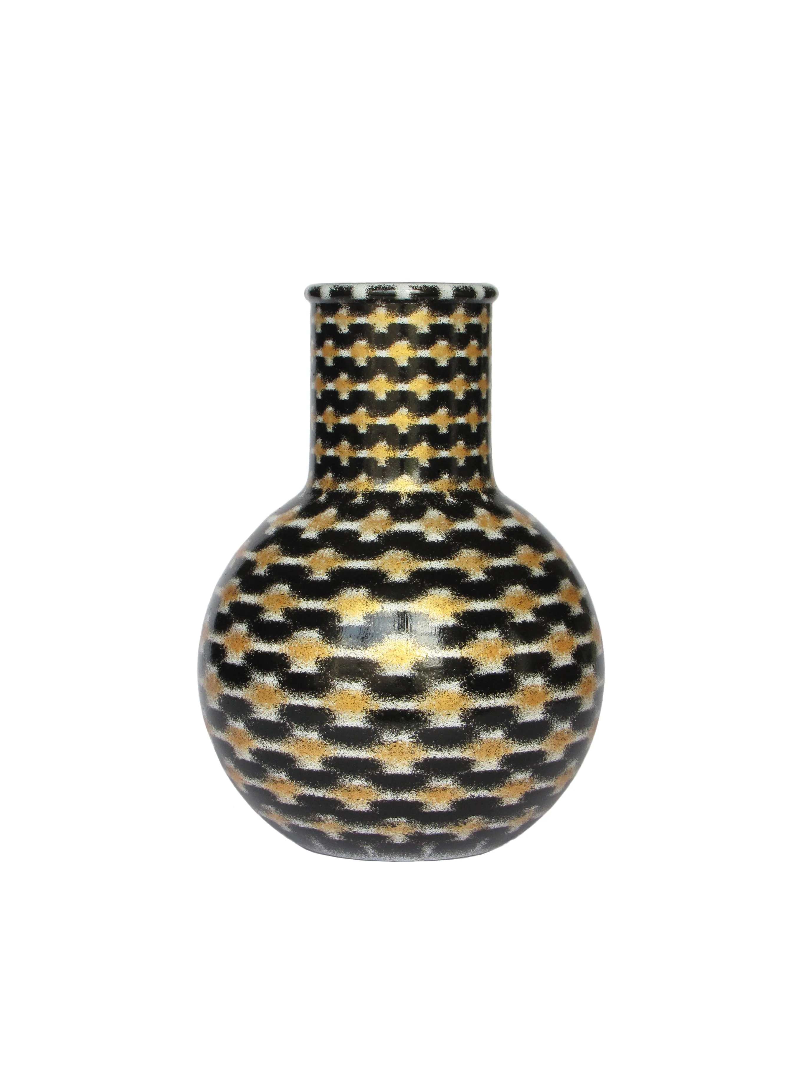 TELEPORT Balloon XL, Gold-Black & White, 23 cm / 9,1”