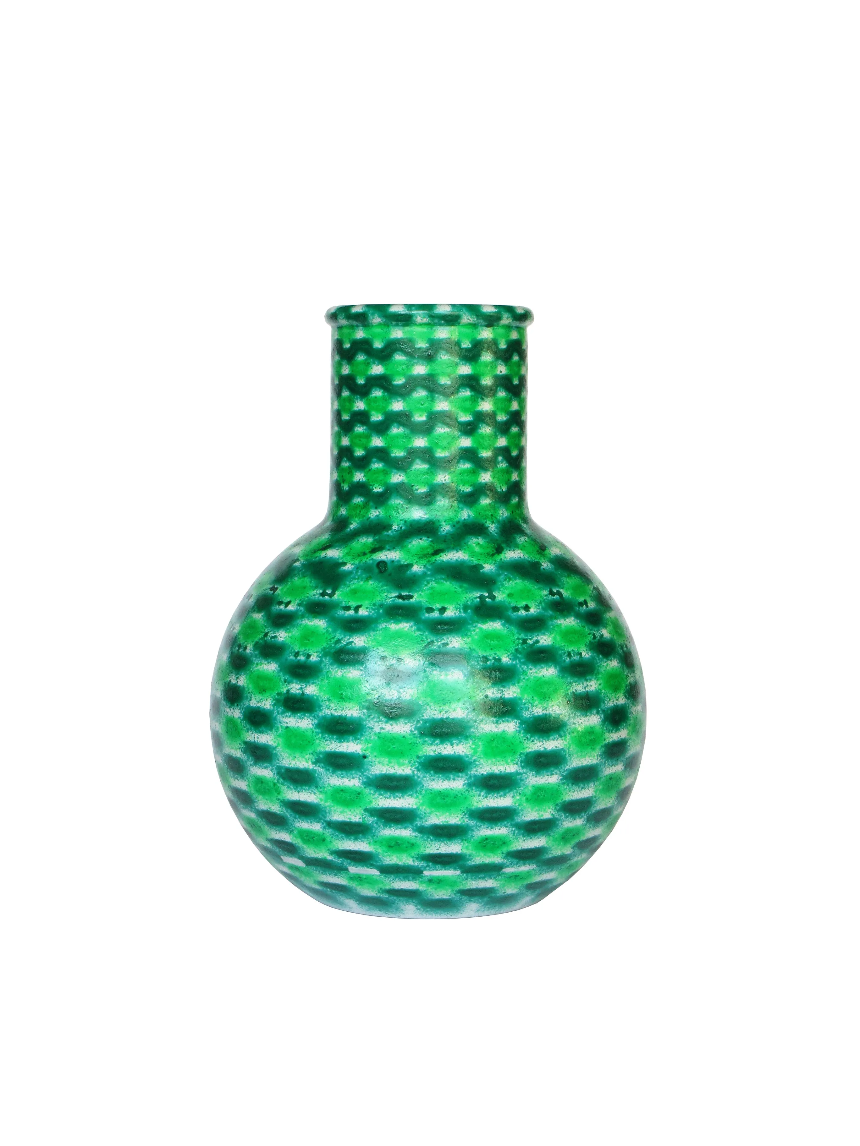 TELEPORT Balloon XL, Green-Apple & White, 23 cm / 9,1”