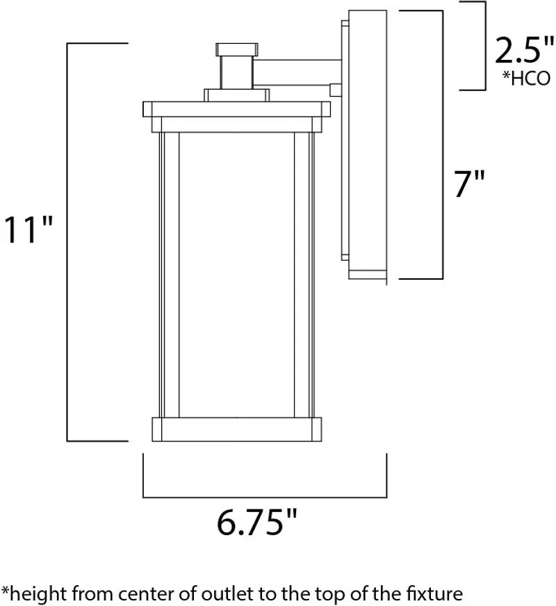 Terrace E26 Outdoor Wall Sconce