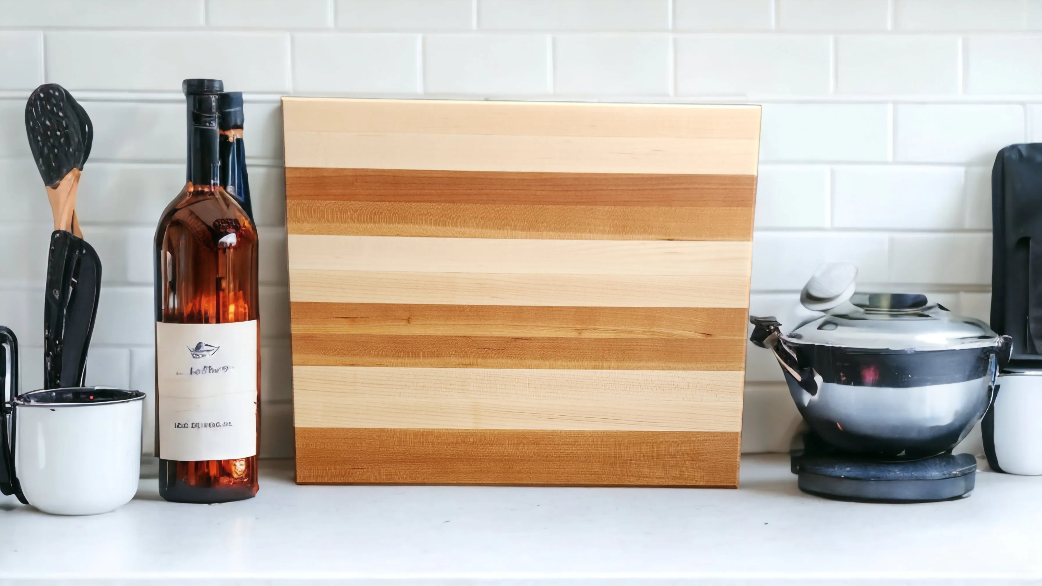 Thick Cherry Lines Cutting Board