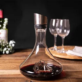 Topographic Wine Decanter - Mount Everest