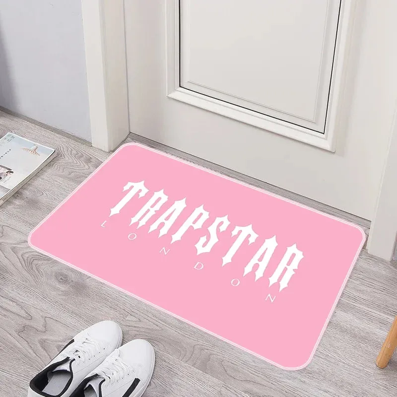 Trapstar London Anti Slip Mat Non-slip Washable Kitchen Living Room Rugs Absorbent Bathroom Rug Floor Welcome Home Doormats Door