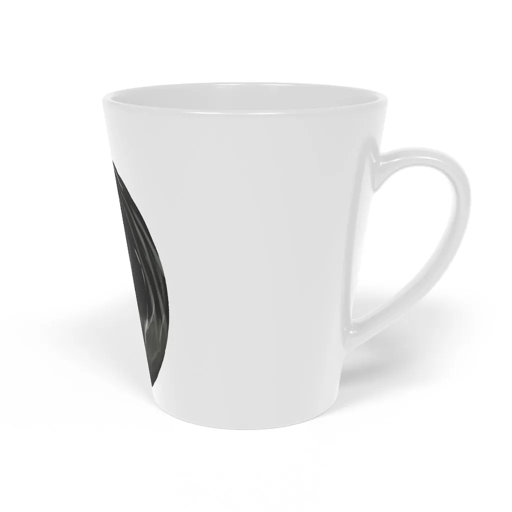 Trash Bag Latte Mug, 12oz