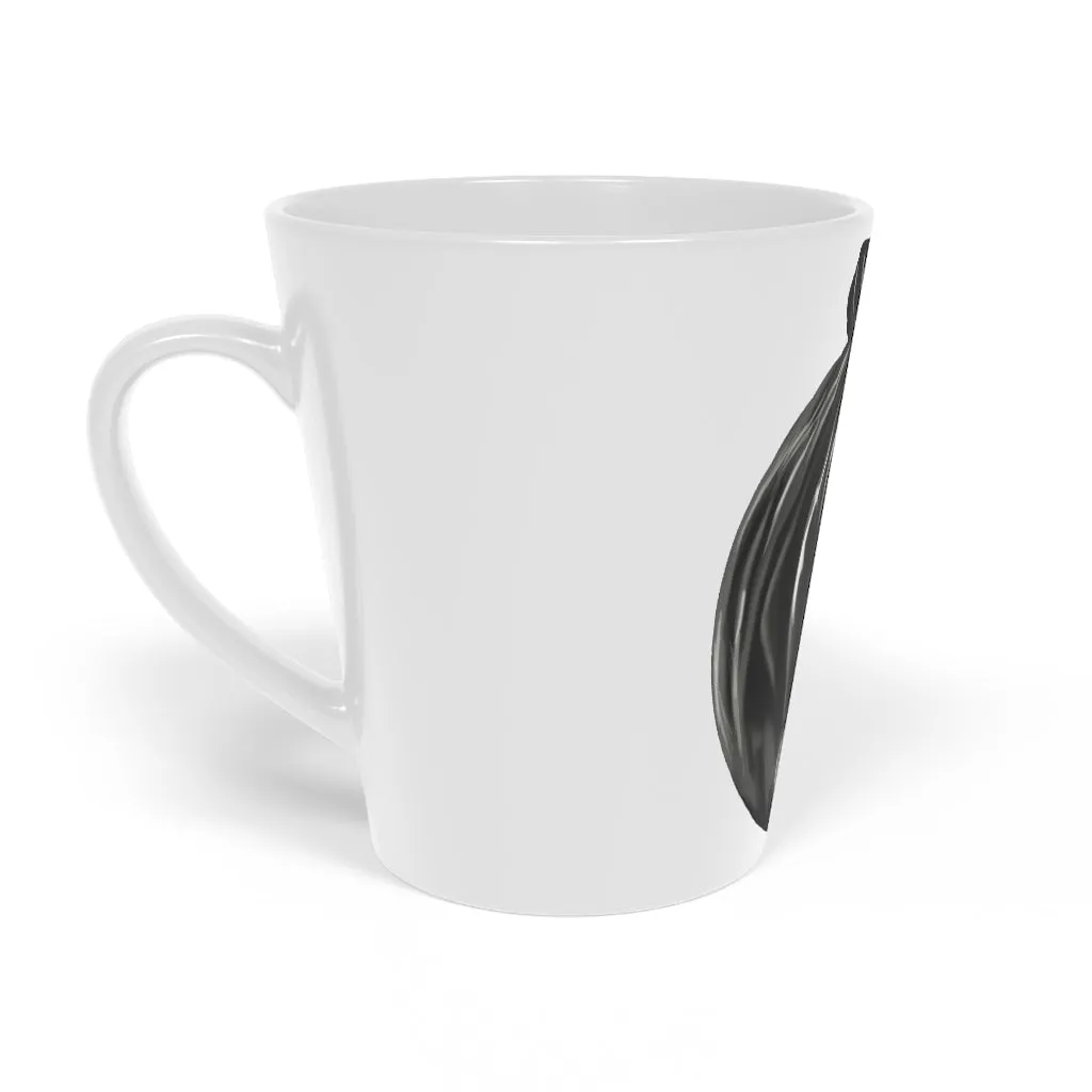 Trash Bag Latte Mug, 12oz