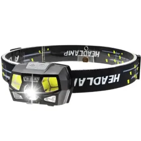 USB Rechargeable Headlamp Flashlight 800 Lumens Bright LED Head Lamp Red Light Motion Sensor Head Light Fishing Hiking Running