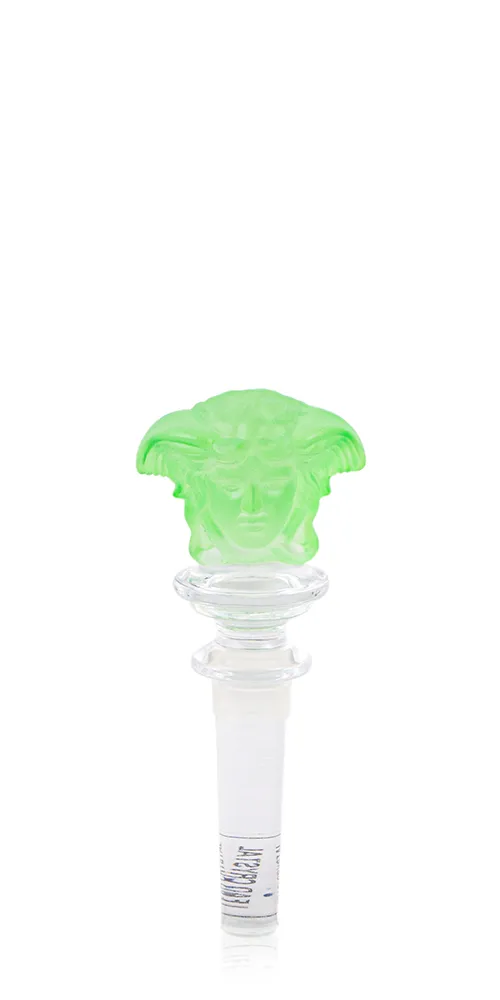 Versace Medusa Bottle Stopper Green