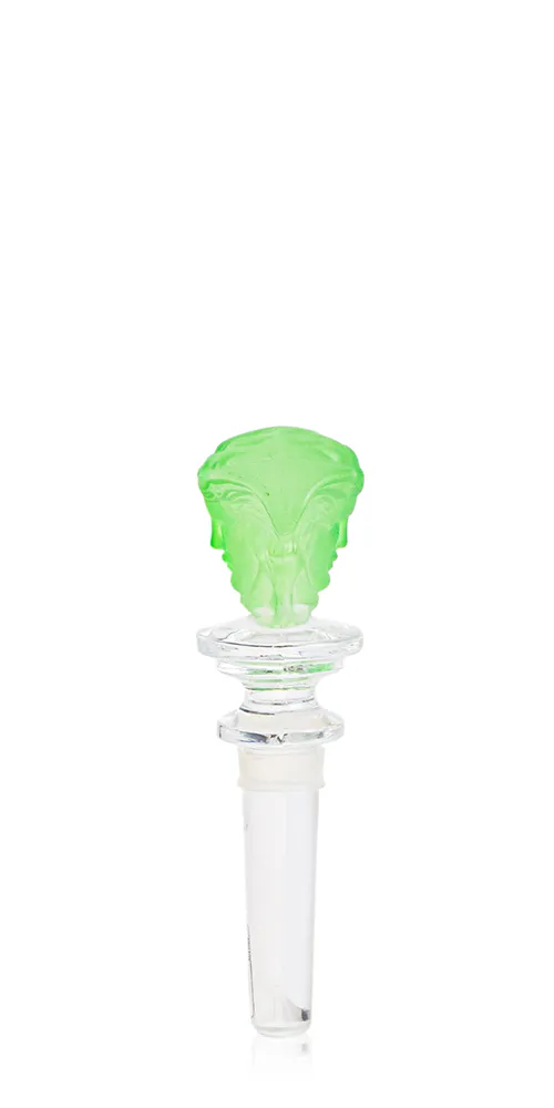 Versace Medusa Bottle Stopper Green