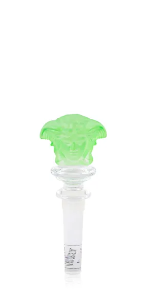 Versace Medusa Bottle Stopper Green