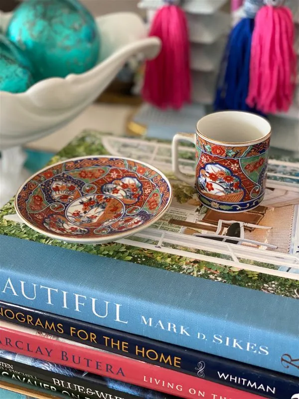 Vintage Imari Teacup and Saucer