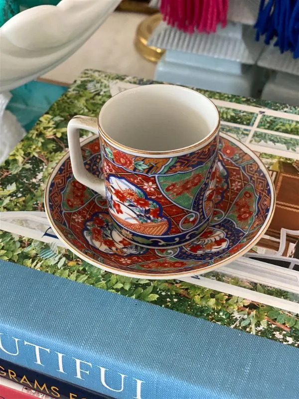 Vintage Imari Teacup and Saucer