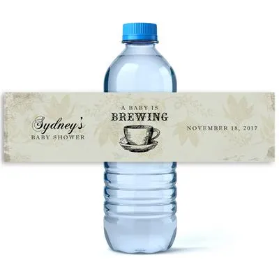 Vintage Victorian Water Bottle Labels