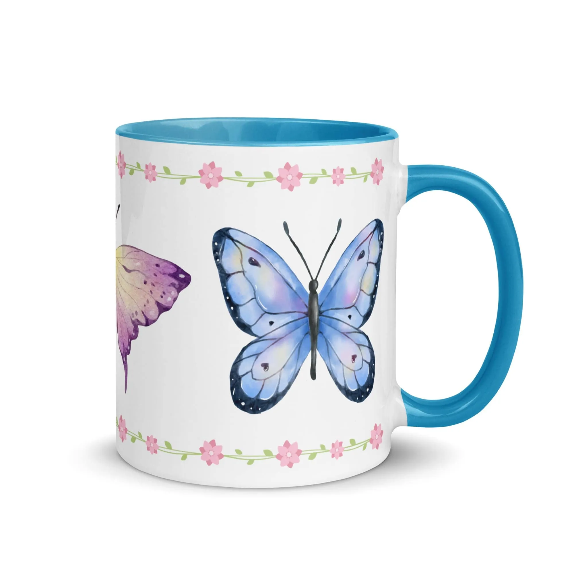 Watercolor Butterflies Coffee Mug