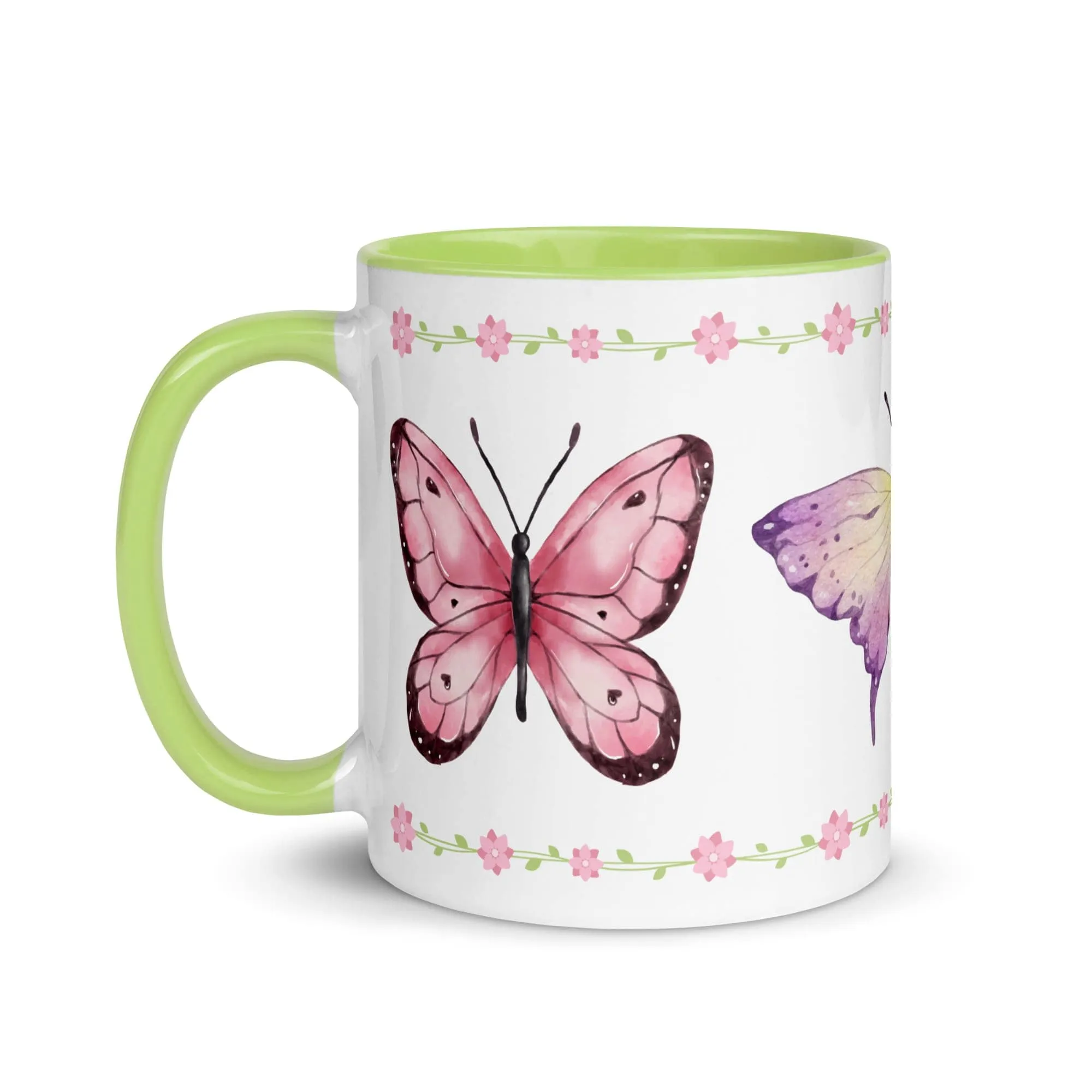 Watercolor Butterflies Coffee Mug