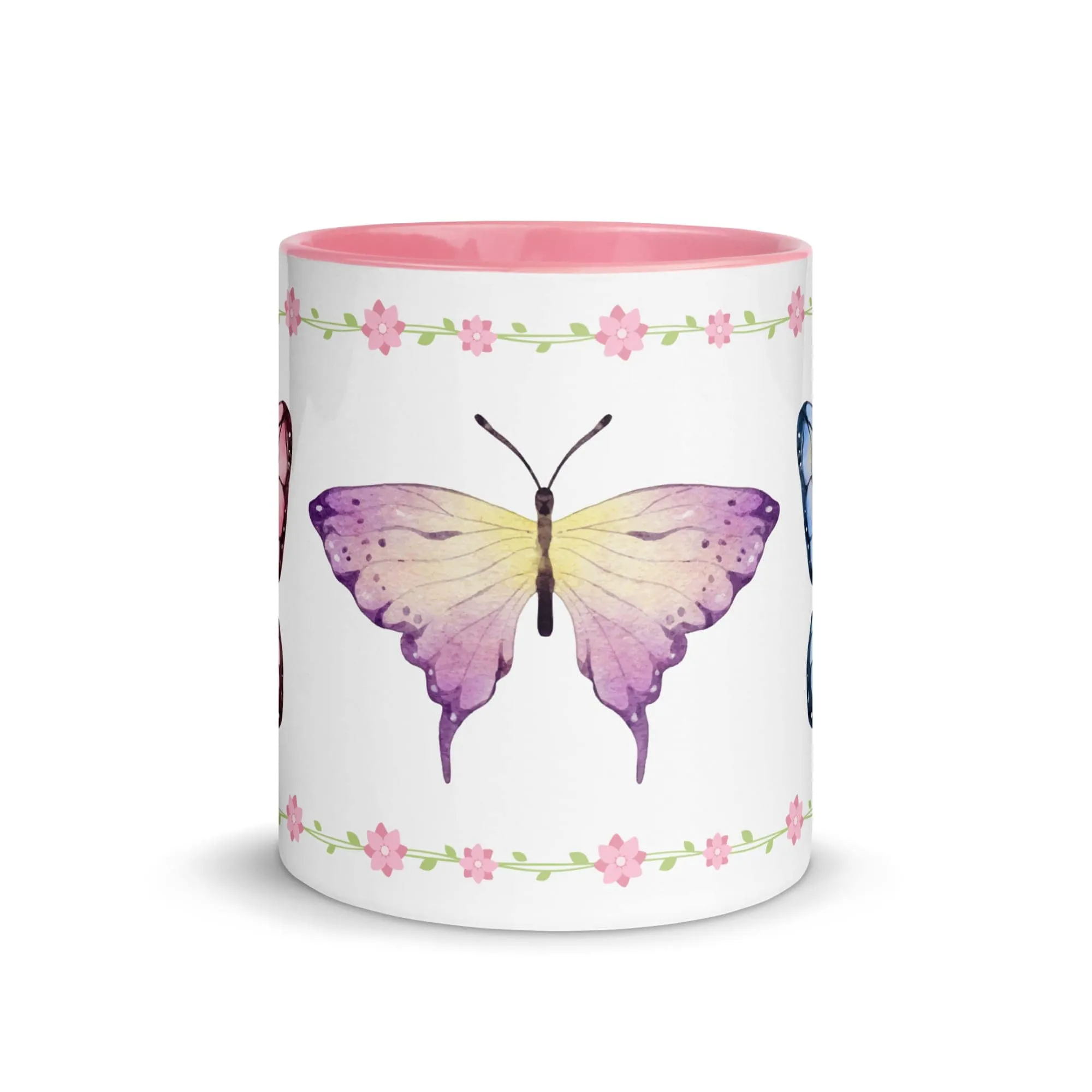 Watercolor Butterflies Coffee Mug