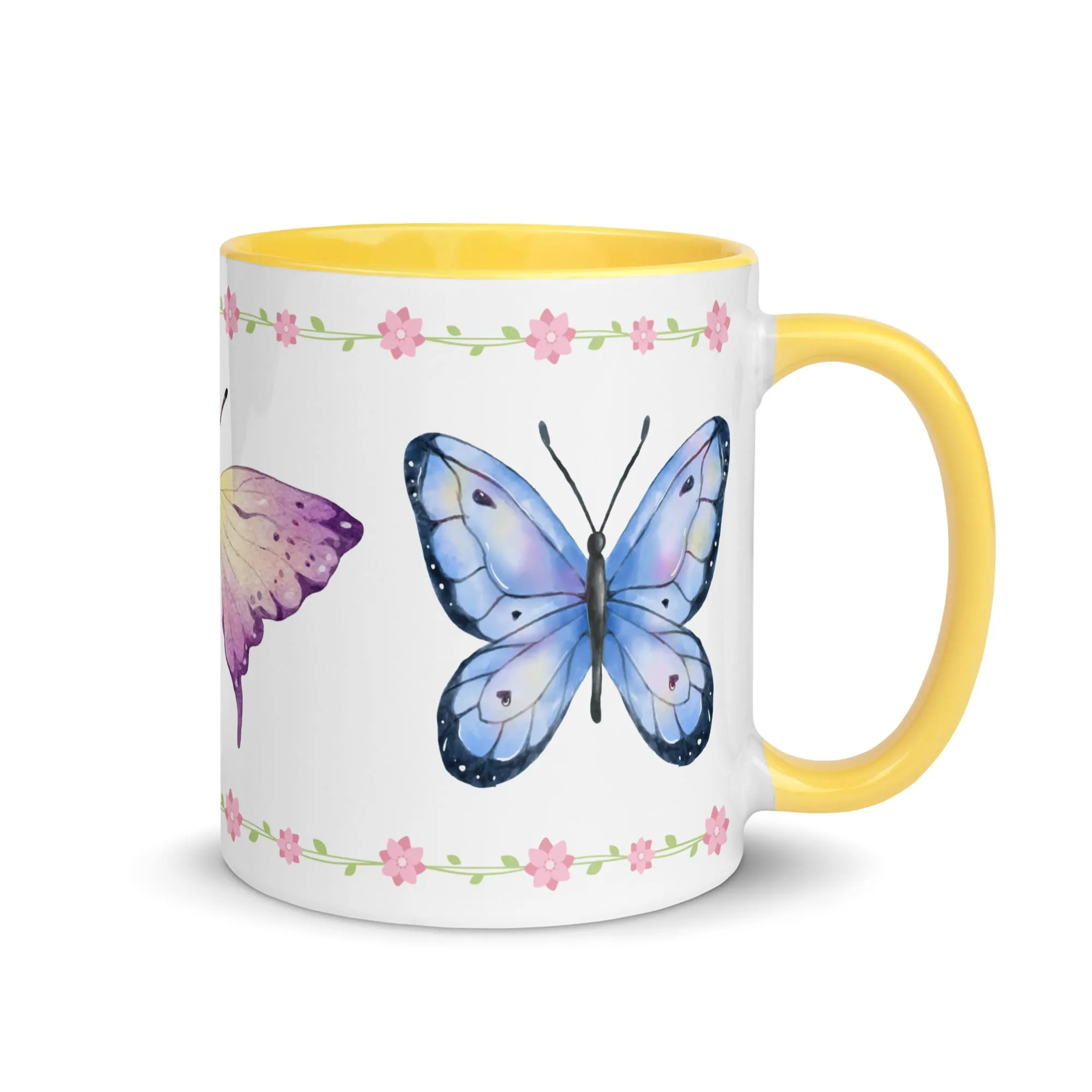 Watercolor Butterflies Coffee Mug