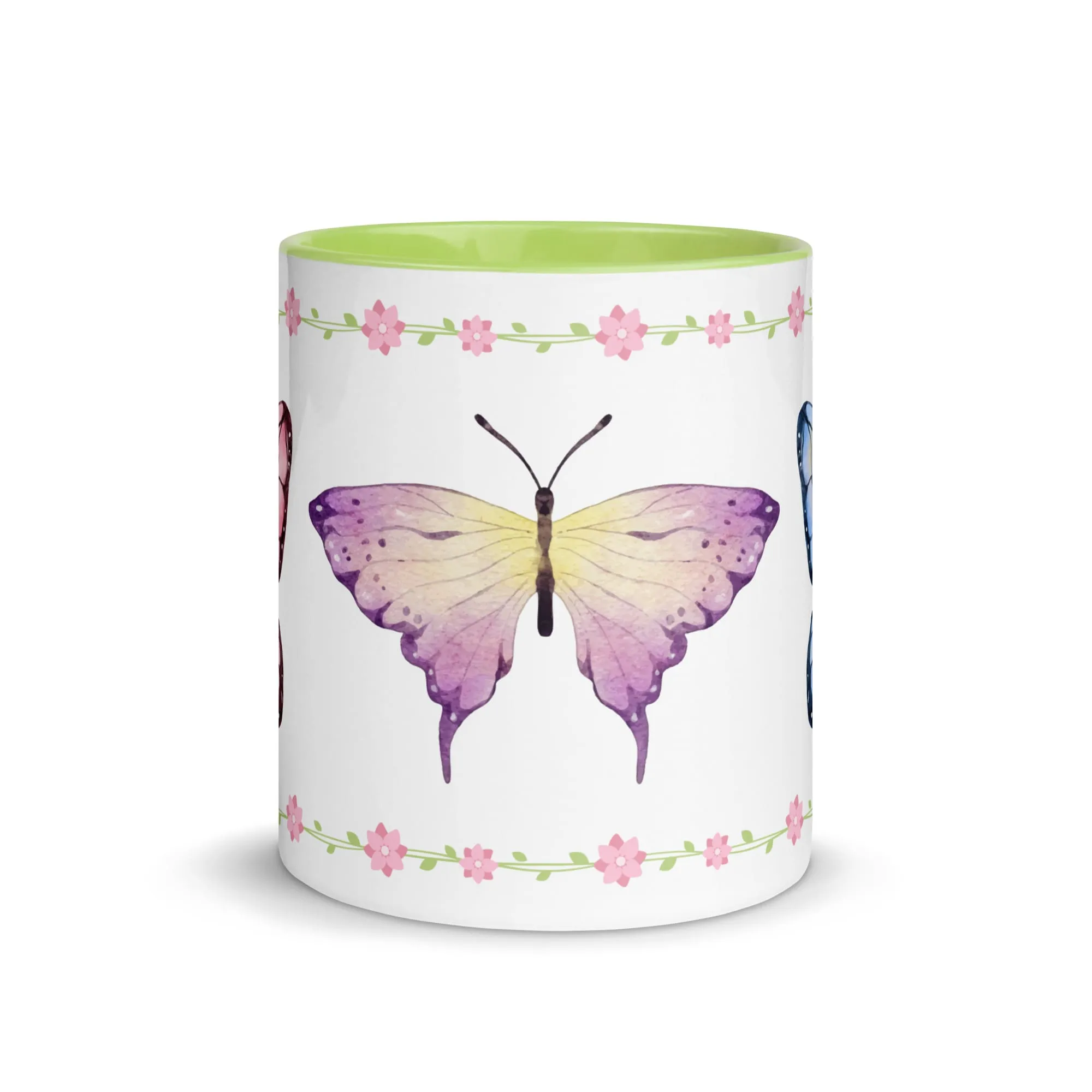 Watercolor Butterflies Coffee Mug