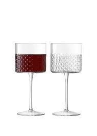 Wicker Wine Glass 320ml x 2