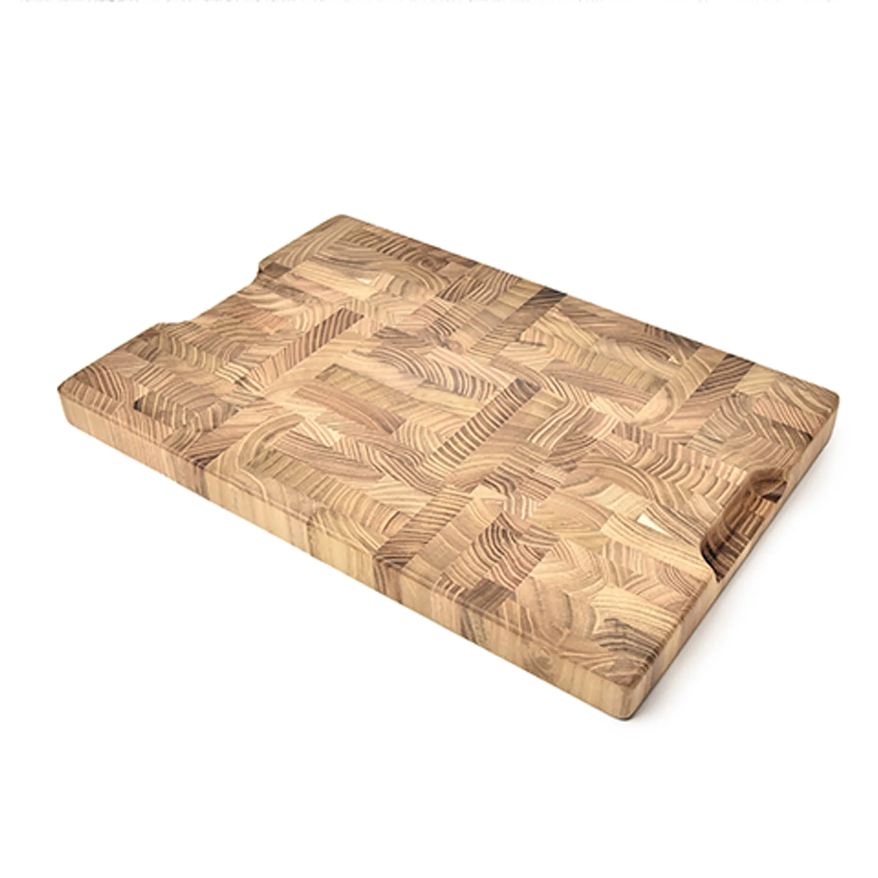 Wood Cutting Board End Grain Chopping Butcher Block for Kitchen