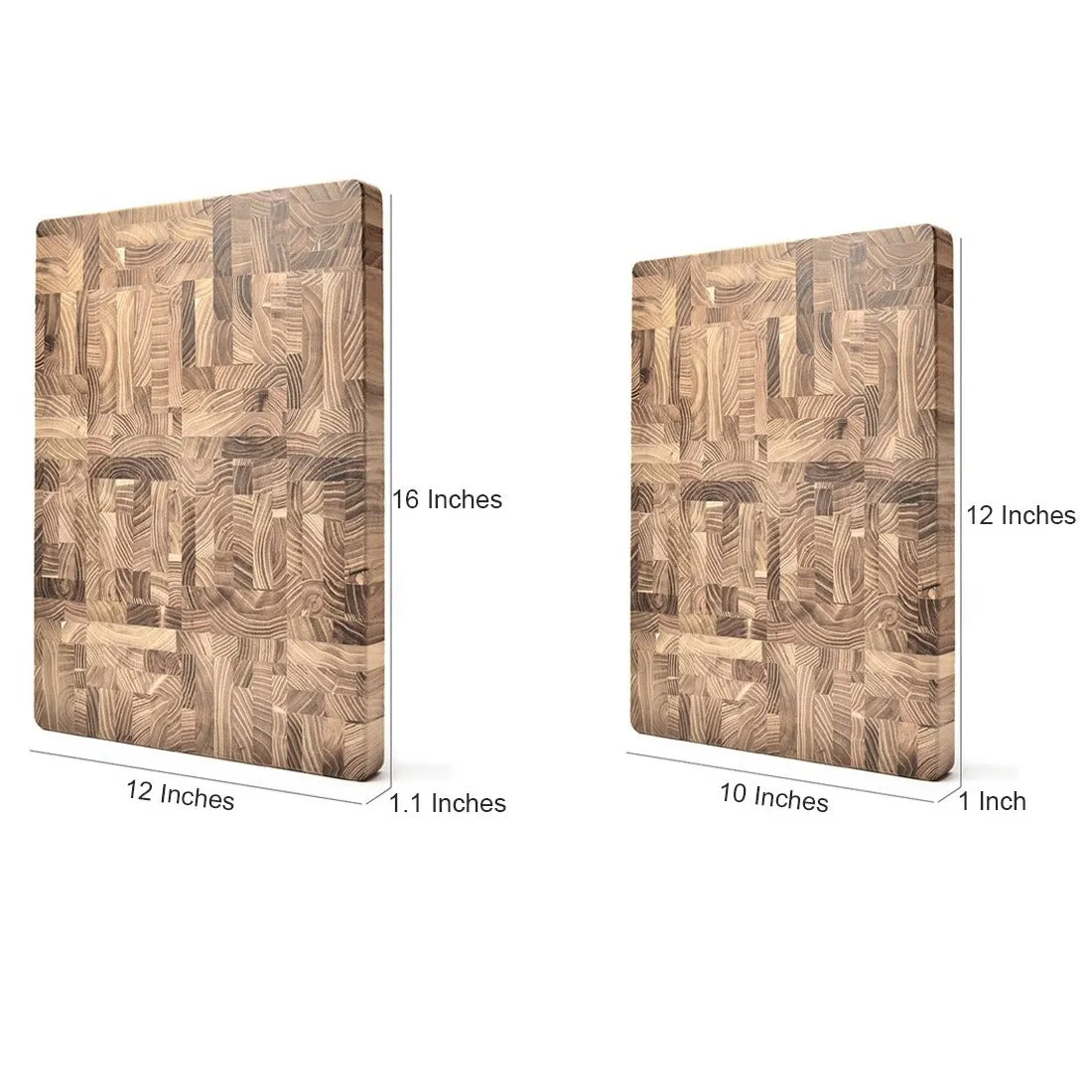 Wood Cutting Board End Grain Chopping Butcher Block for Kitchen