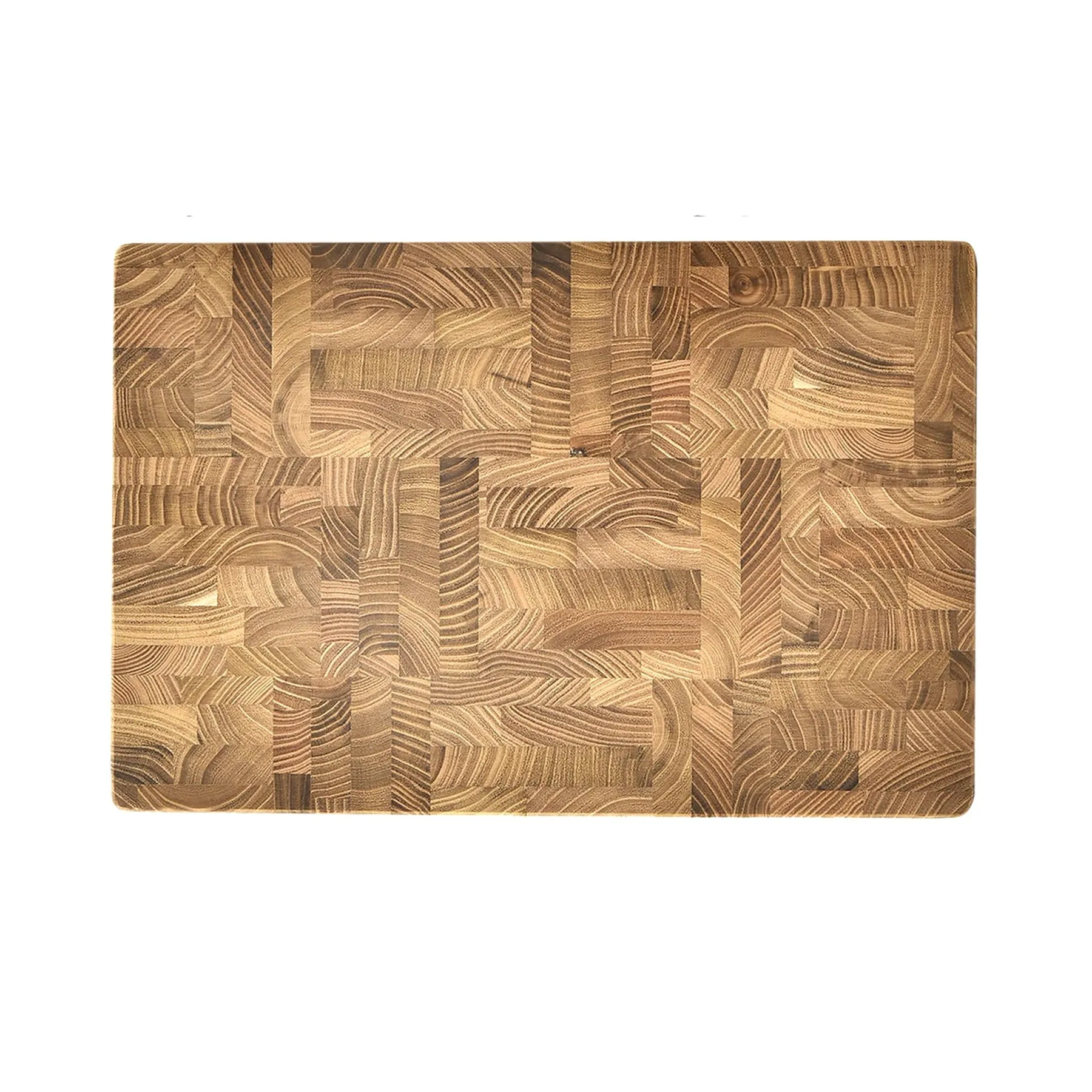 Wood Cutting Board End Grain Chopping Butcher Block for Kitchen