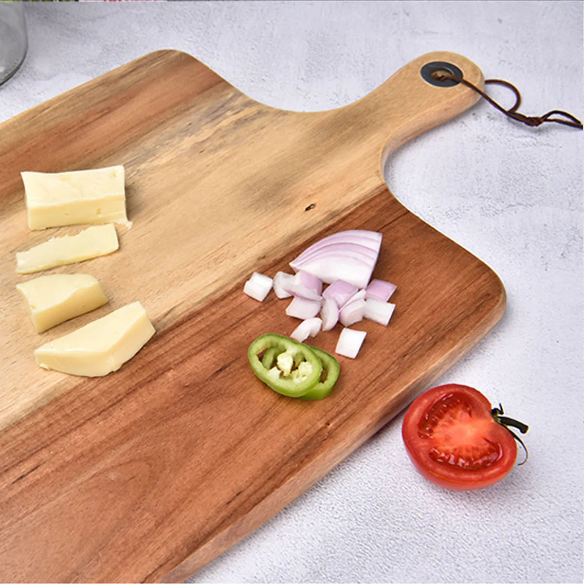 Wood Cutting Boards Acacia Serving Board Kitchen Chopping Board 15x10 Inch