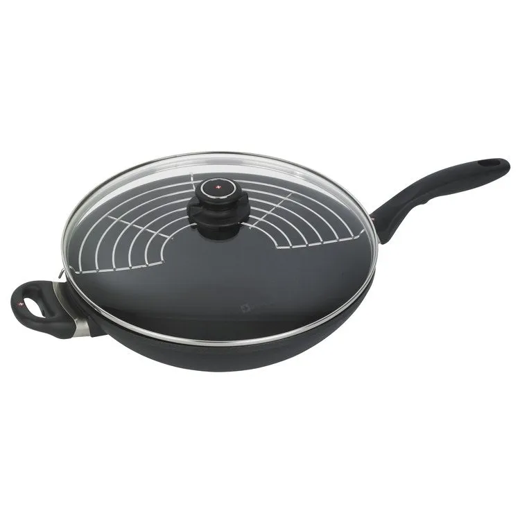 XD Induction Nonstick 12.5" Wok with Lid and Rack