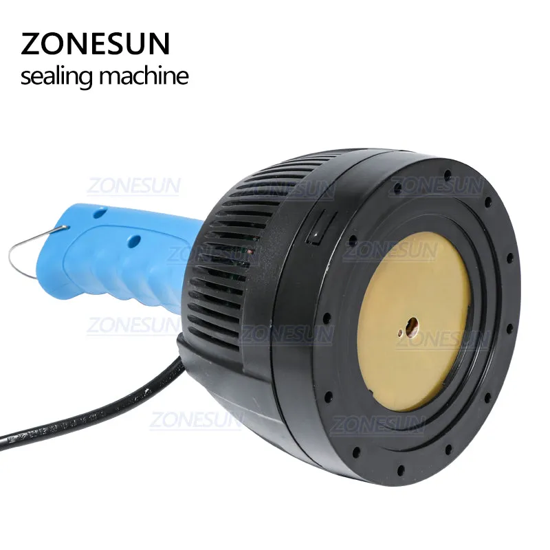 ZONESUN 20-100mm Hand Held Electromagnetic Induction Sealer Honey Plastic Glass Bottle Cap Tin Aluminum Foil Sealing Machine